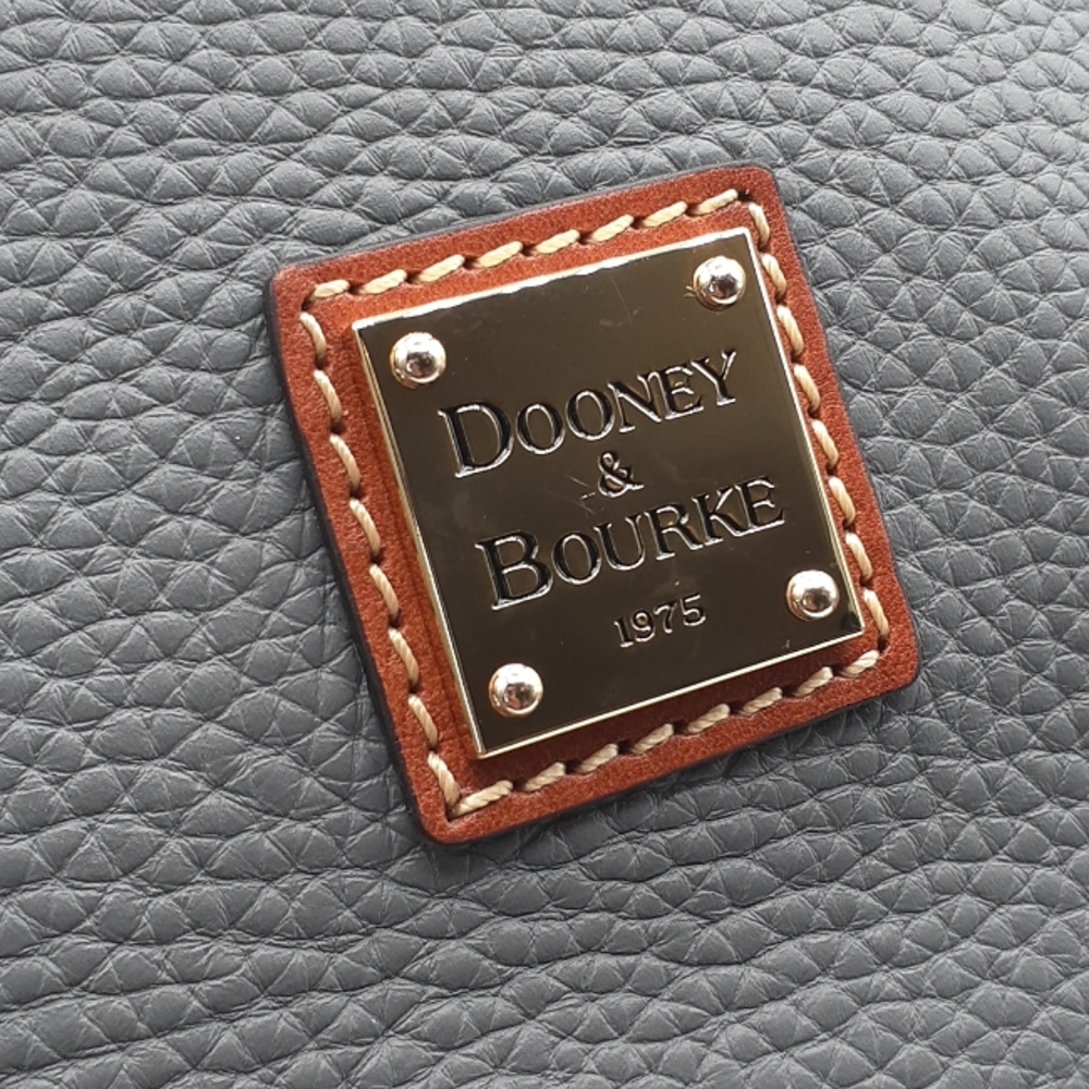 Like New Dooney & Bourke Blue Gray Crossbody Leather Bag - Picture 10 of 12